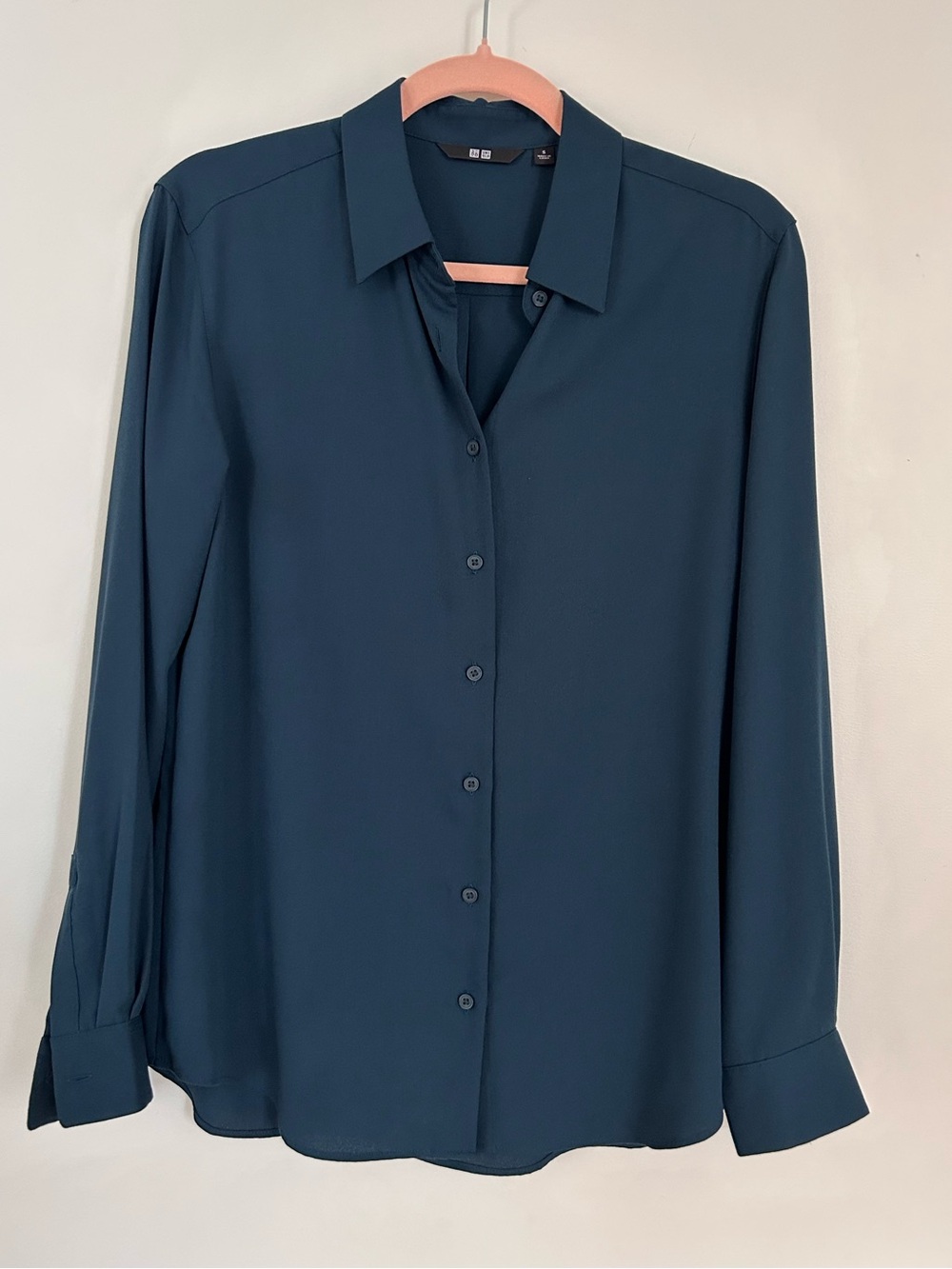 Uniqlo Button Up Long Sleeve Top Size S